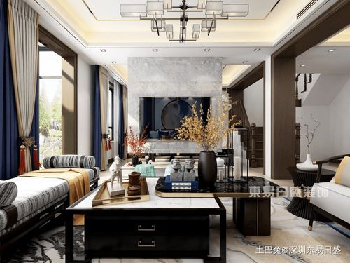 200平中式古典別墅豪宅裝修案例 獻(xiàn)給父母的暖心禮物，演繹新古典詩意生活